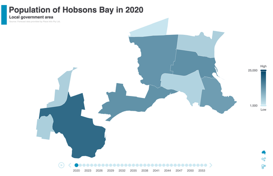 Choropleth showing all areas except Averton Industrial — scale now reflects residential areas only
